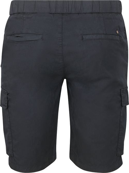No Excess Short Stretch Cargo navy Model / Achterkant