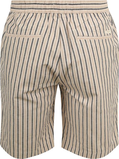Scotch and Soda Fave Short Stripe Beige Product / Achterkant