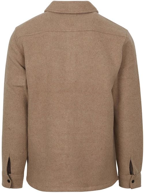 Suitable Overshirt Wool Blend Beige Product / Achterkant