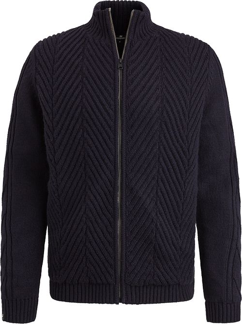 Vanguard Cardigan Wool Blend Navy Product