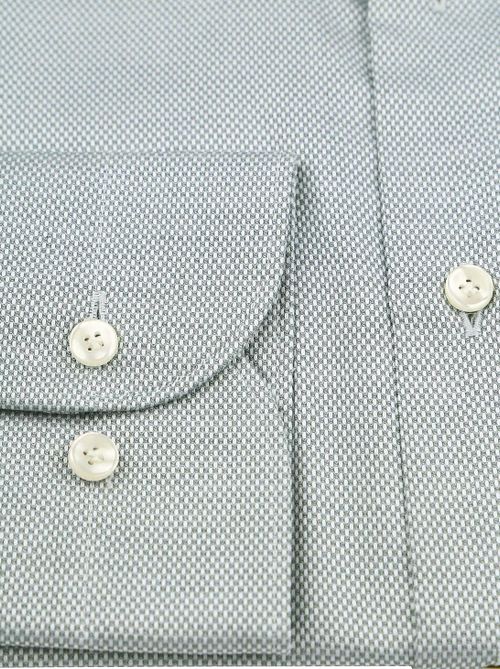 Profuomo Chemise Basketweave Vert Product / Detail