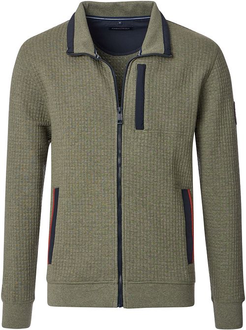 Casa Moda Strickjacke Zip Grün Product
