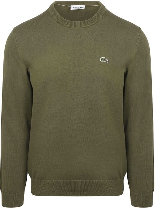 Lacoste Sweater Crewneck Olive Product