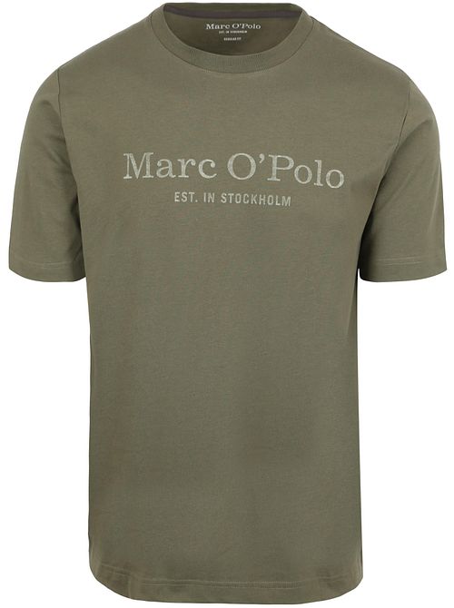 Marc O'Polo T-Shirt Logo Dark Green Product