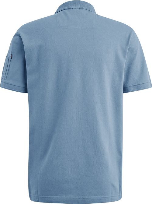 PME Legend Polo Shirt Trackway Blue Product / Achterkant