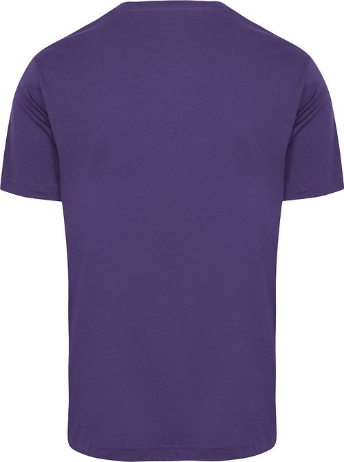 King Essentials The Steve T-Shirt Dark Purple Product / Achterkant