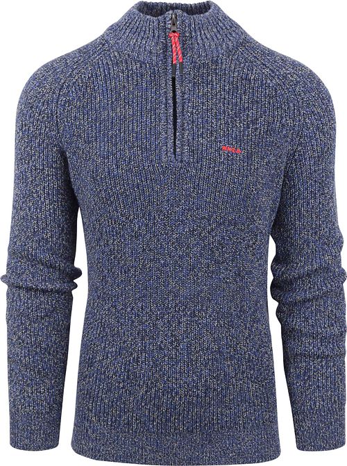 NZA Half Zip Sweater Ngamuwahine Dark Blue Product