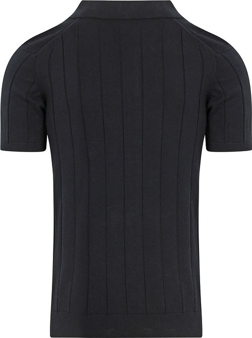 Suitable Respect Polo Shirt Drop Needle Navy Product / Achterkant