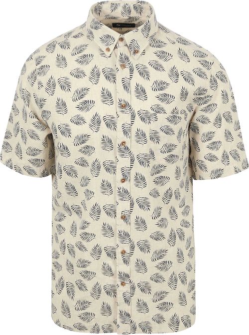 Suitable Short Sleeve Shirt Linen Sheng Blue Product