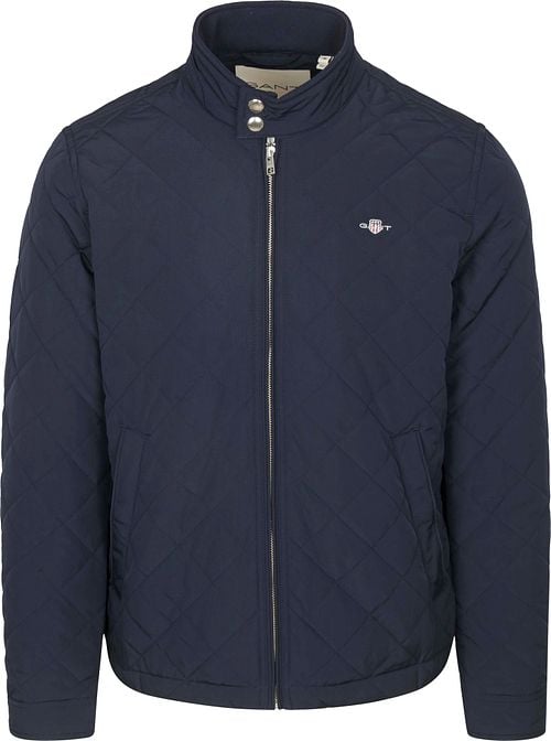 Gant Jacket Quilted Navy Product