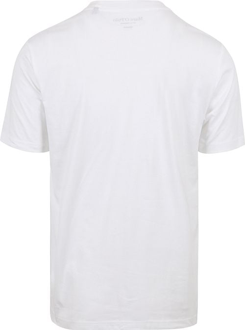 Marc O'Polo T-Shirt Flower White Product / Achterkant