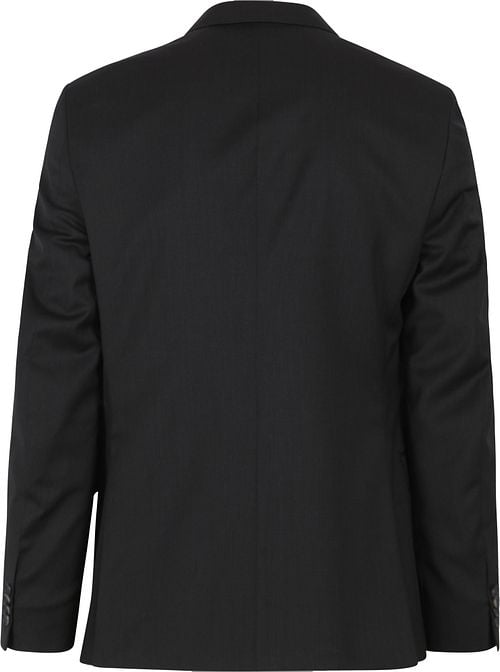 Suitable Colbert Piga Wol Zwart Product / Achterkant