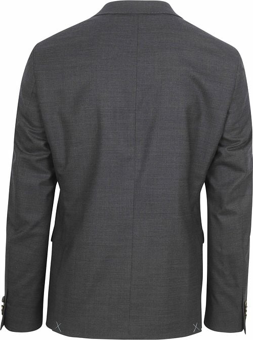 Suitable Strato Toulon Suit Wool Anthracite Product / Achterkant