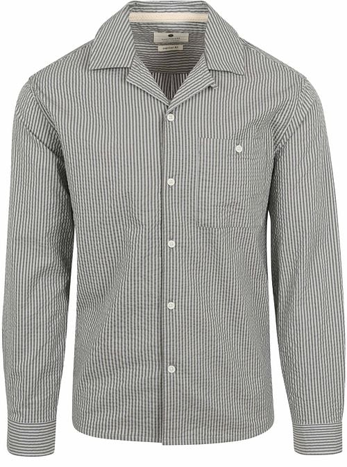 Anerkjendt Shirt Kurt Stripes Seersucker Green Product