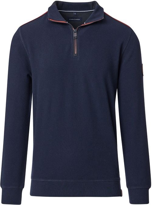 Casa Moda Half Zip Sweat Navy Product