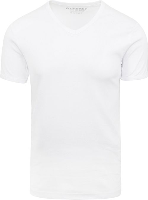 Garage Basic White V-Neck Product