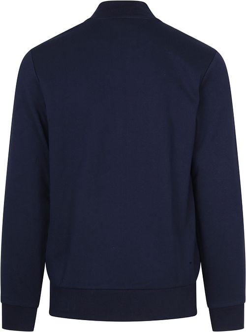 Lacoste Cardigan Full Zip Bleu foncé Product / Achterkant