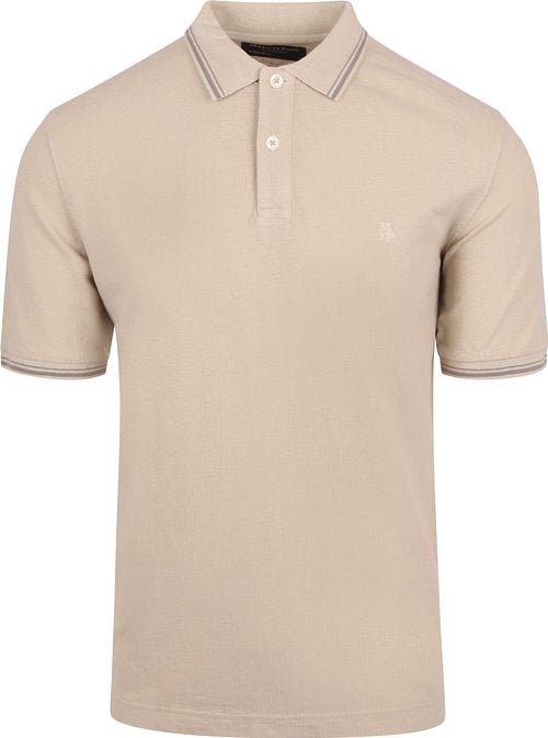 Marc O'Polo Poloshirt Solid Overdye Ecru Product