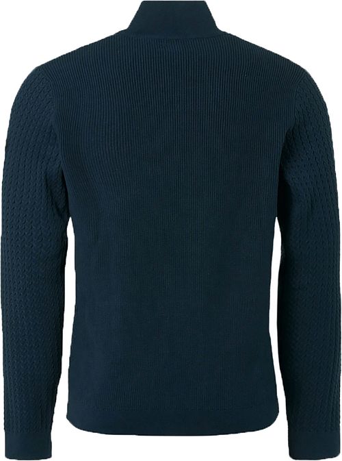No Excess Mocker Pullover Navy Product / Achterkant