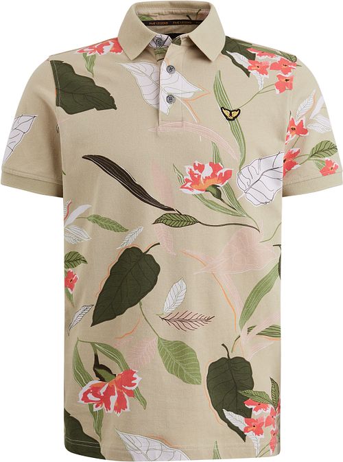 PME Legend Polo Shirt Print Beige Product