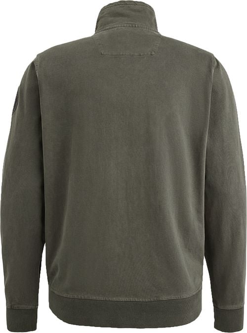 PME Legend Sweat Button Jacket Donkergroen Product / Achterkant