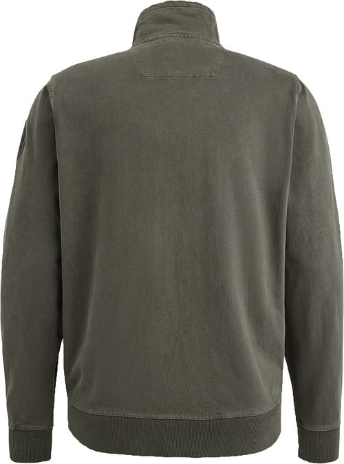 PME Legend Sweat Button Jacket Vert Foncé Product / Achterkant