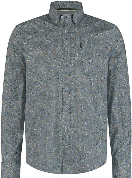 State Of Art Shirt Poplin Print Green Product