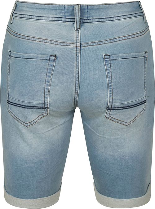 Suitable Jelle Denim Short Light Blue Product / Achterkant