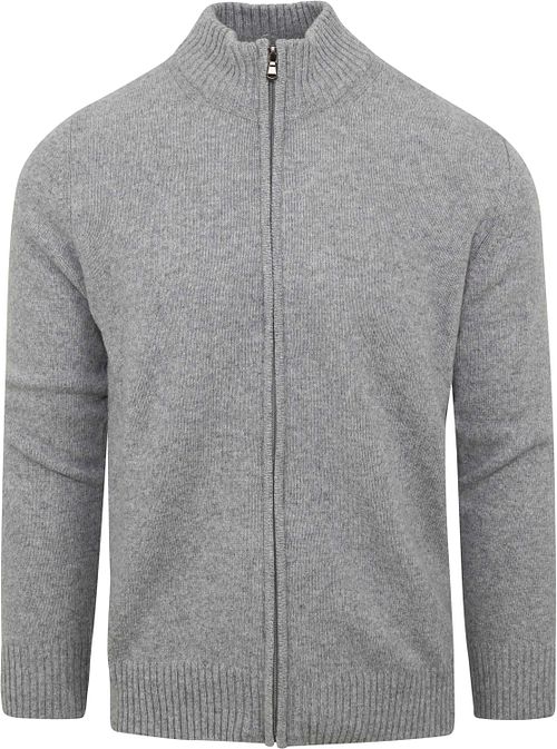 Suitable Vest Wol Blend Grijs Product