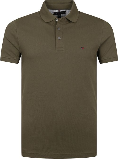 Tommy Hilfiger Poloshirt 1985 Donkergroen Product