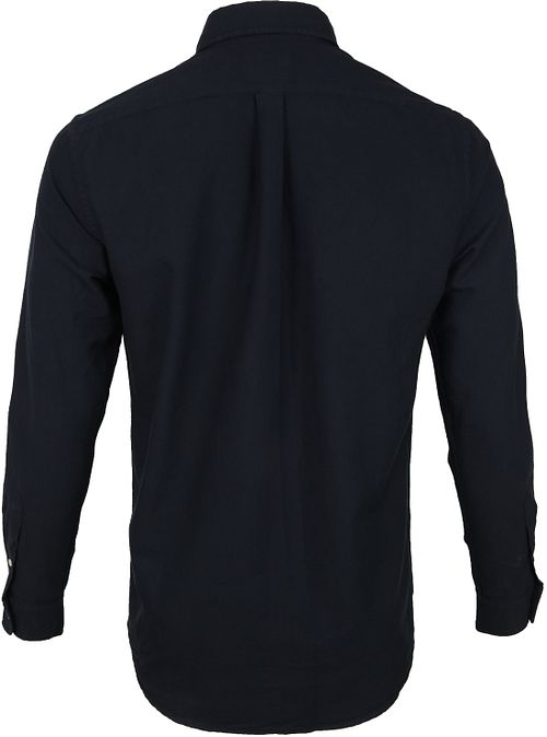 Colorful Standard Hemd Dunkelblau Product / Achterkant
