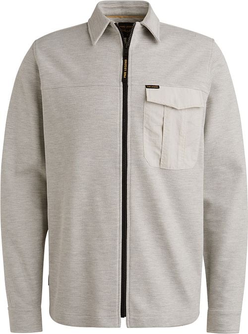 PME Legend Overshirt Jersey Waffle Grey
