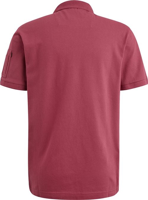 PME Legend Poloshirt Trackway Dry Rose Product / Achterkant