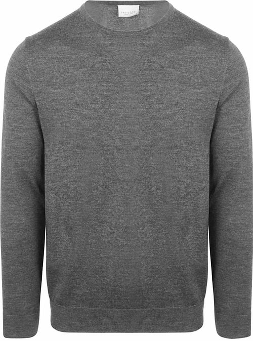 Profuomo Pullover Merinowolle Grau Product