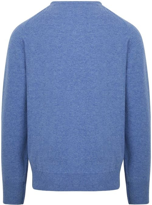 William Lockie Lamswol Surf Blauw Product / Achterkant
