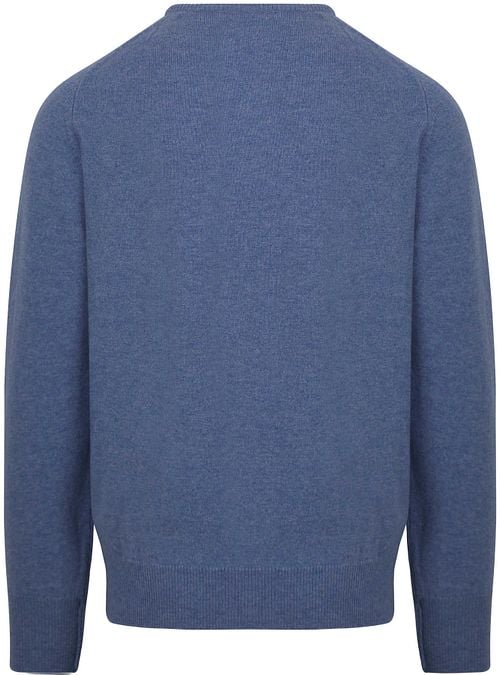 William Lockie O Lamswol Indigo Product / Achterkant