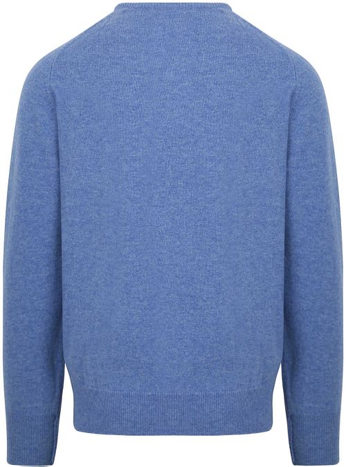 William Lockie Lambswool Surf Blue Product / Achterkant