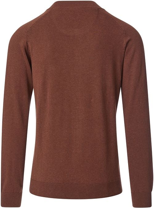 Casa Moda Pullover Zip Brique Product / Achterkant
