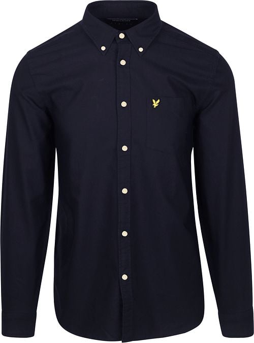 Lyle & Scott Shirt Plain Oxford Navy Product