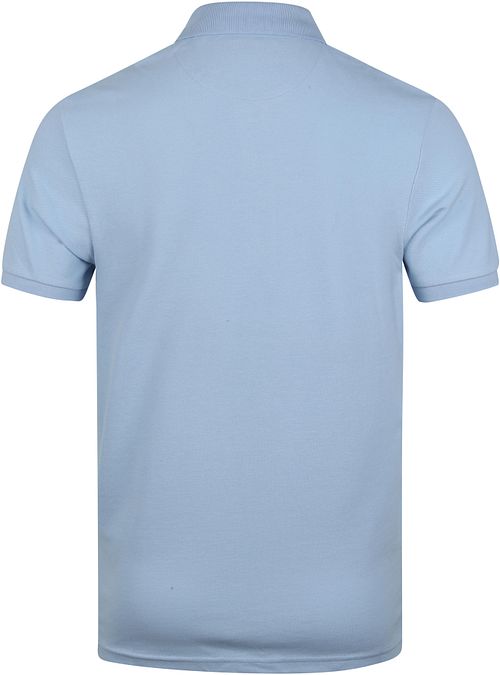 Lyle & Scott Polo Bleu Clair Product / Achterkant