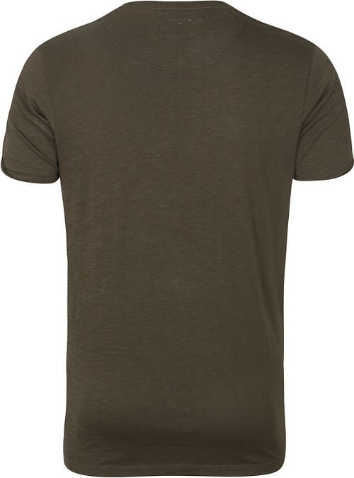 Shiwi T Shirt Marc Dark Green Product / Achterkant