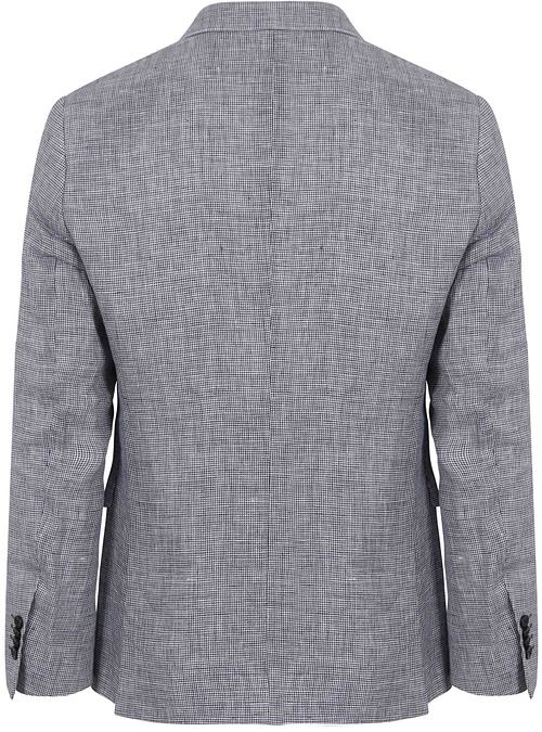 Suitable Blazer Pepita Linen Blue Product