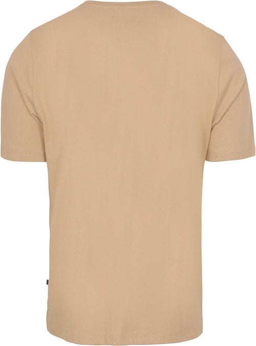 Suitable Respect T-shirt Jim Beige Product / Achterkant
