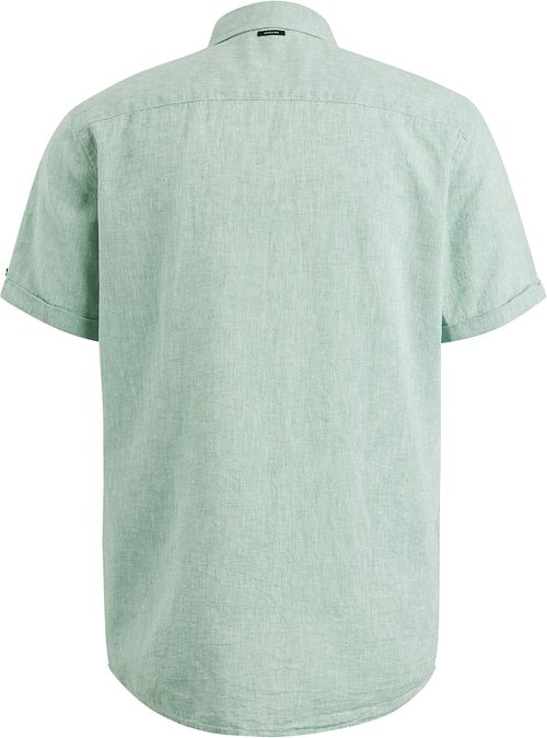 Vanguard Short Sleeve Shirt Linen Green Product / Achterkant