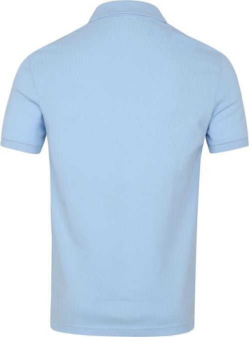Lacoste Pique Polohemd Hellblau Product / Achterkant
