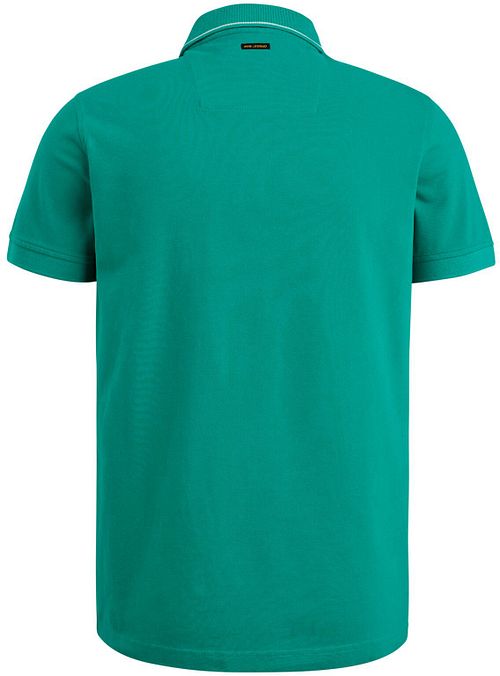 PME Legend Piqué Polo Shirt Logo Green Product / Achterkant