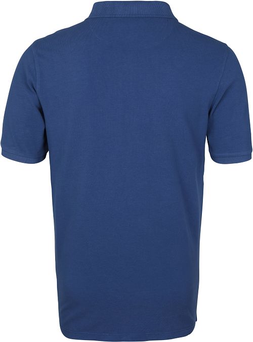 Suitable Respect Polo Shirt Pete Dark Blue Product / Achterkant