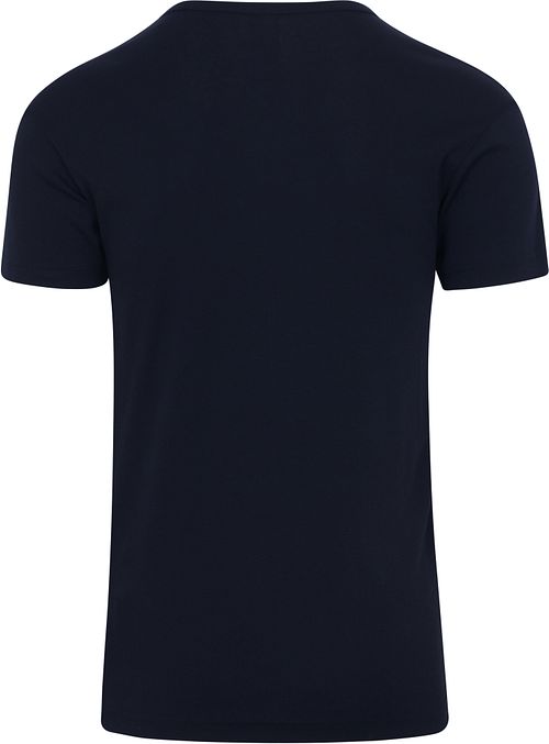 Alan Red T-Shirt Vancouver Col-V Marine Lot de 2 Product / Achterkant
