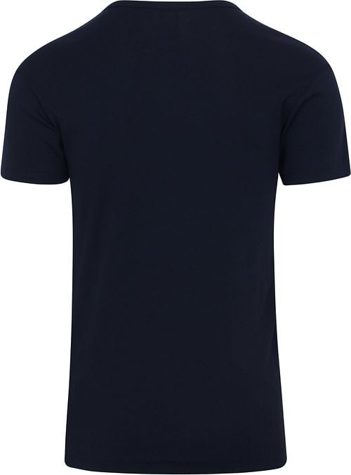 Alan Red Vancouver T-Shirt V-Neck Navy 2-Pack Product / Achterkant