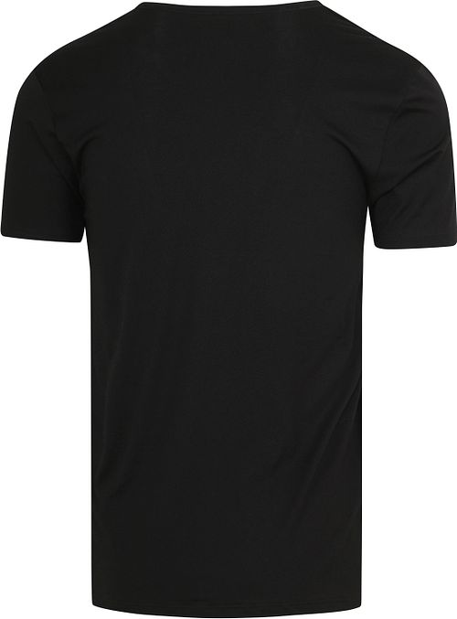 Mey V-neck Dry Cotton T-shirt Black Product / Achterkant